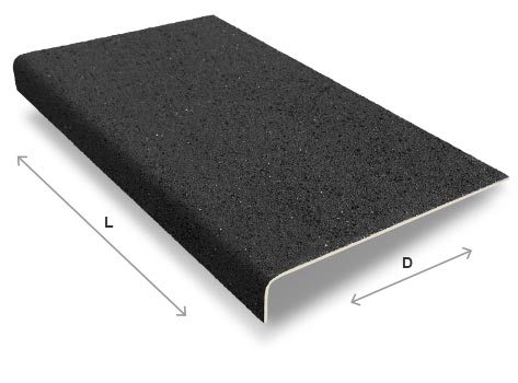 Lightweight Fine Grit Anti Slip Stair Treads for Enhanced Safety and Simple Installation