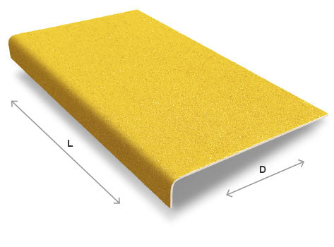 Lightweight Fine Grit Anti Slip Stair Treads for Enhanced Safety and Simple Installation