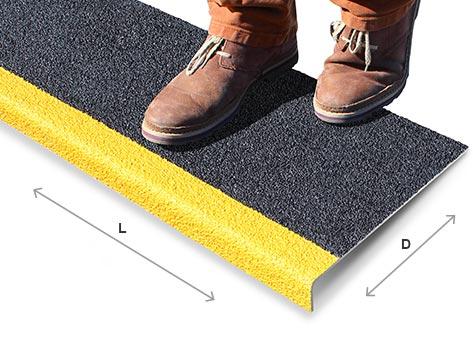 Anti Slip GRP Stair Treads - Heavy Duty Covers for Harsh Conditions – Durable, Secure, and Easy to Install