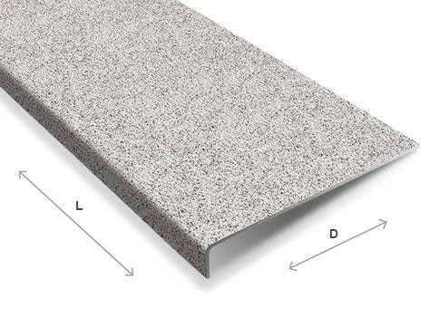 Durable Anti Slip GRP Stair Tread Covers - Multi Colour Grit Finish, Indoor and Outdoor Safety