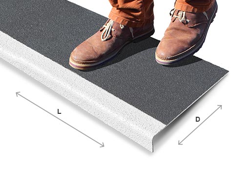 Anti Slip GRP Stair Treads - Heavy Duty Covers for Harsh Conditions – Durable, Secure, and Easy to Install