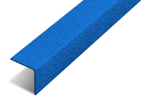 Durable GRP Stair Nosing with Medium Grit - Anti-Slip, Quick Install, Ideal for Wet, Frosty, and Oily Surfaces