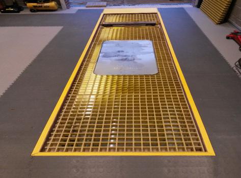 Open Mesh GRP Grating 50mm - Durable, Slip Resistant
