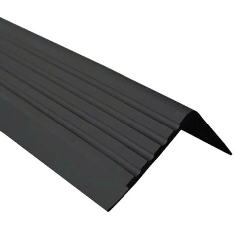 40x40mm Anti Slip Rubber Stair Nosing Edge - 900mm & 1500mm Flexible PVC Profile