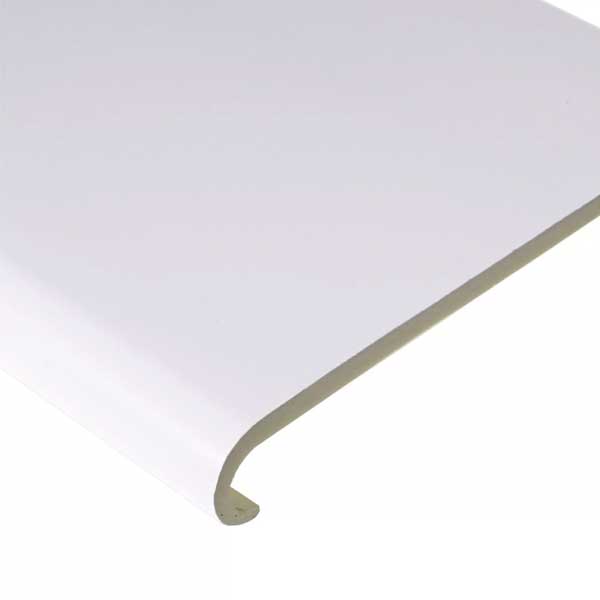 Bullnose Capping for Internal Cill - 1.25m Long uPVC Window Board Plastic Cover