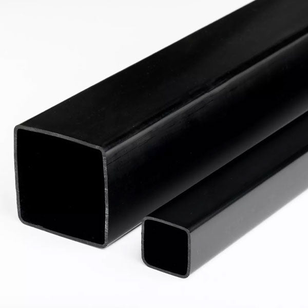 1 Metre PVC Square Tubes - Plastic Box Section