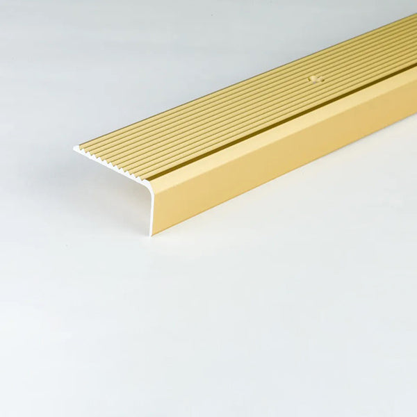 Anodised Aluminium 1 Meter Non Slip Stair Nosing Edge Trim