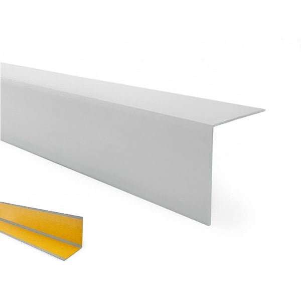 1m PVC 90 Degree Angle Trim with Self Adhesive Feature