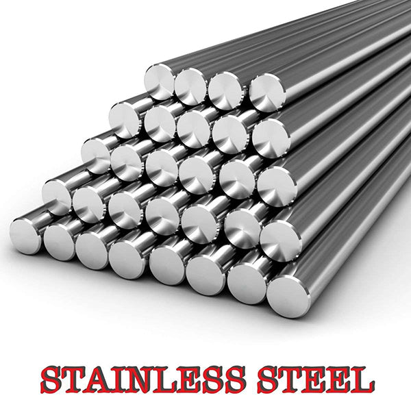 1 Meter Round Bar Stainless Steel Rod - 304 Grade