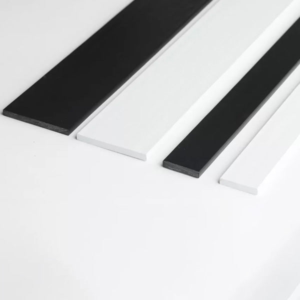 2.5 Metre PVC Flat Bar Trim for Architrave and Cover