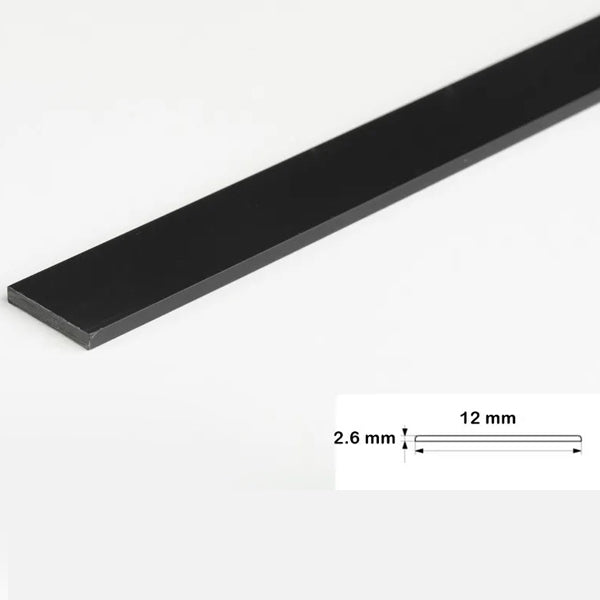 2.5 Metre PVC Flat Bar Trim for Architrave and Cover