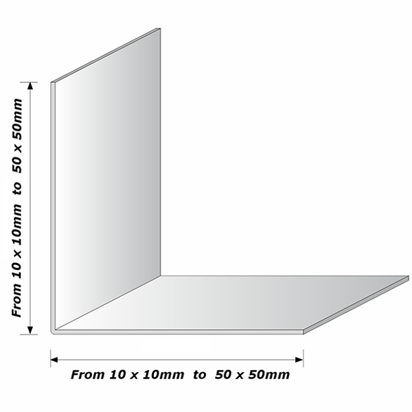 90 Degree White Plastic PVC Corner Trim - 2.9m Length