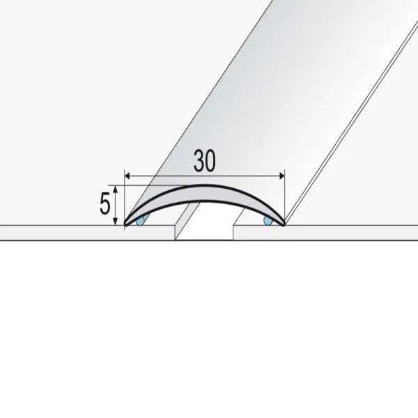 30mm Self Adhesive Anodised Aluminium Door Threshold Strip