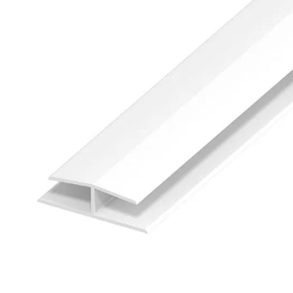 PVC Soffit Joint H Trim Plastic Jointing Strip  - 300mm Length