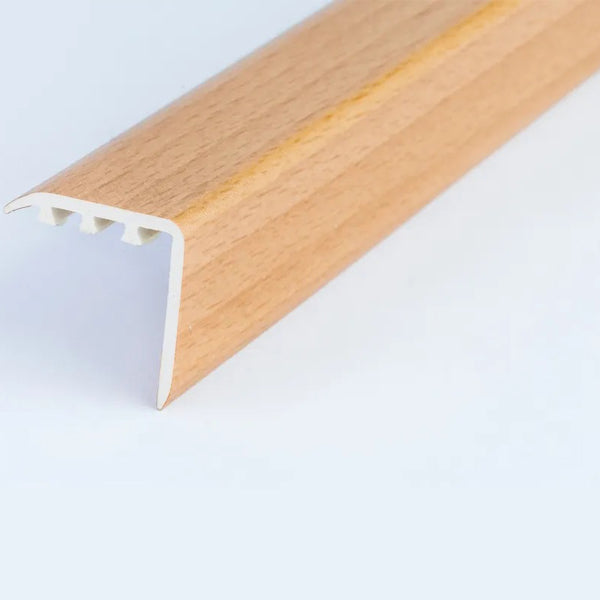 UPVC Stair Nosing Trim with Wood Effect – 30 x 30mm