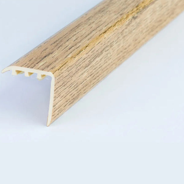 UPVC Stair Nosing Trim with Wood Effect – 30 x 30mm