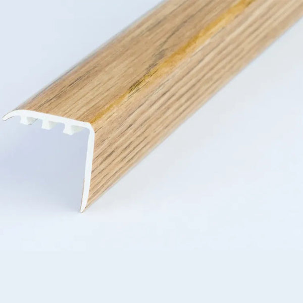 UPVC Stair Nosing Trim with Wood Effect – 30 x 30mm