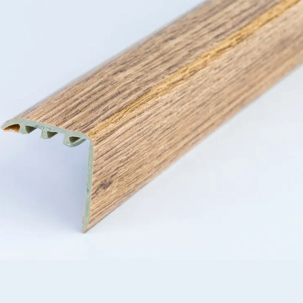 UPVC Stair Nosing Trim with Wood Effect – 30 x 30mm