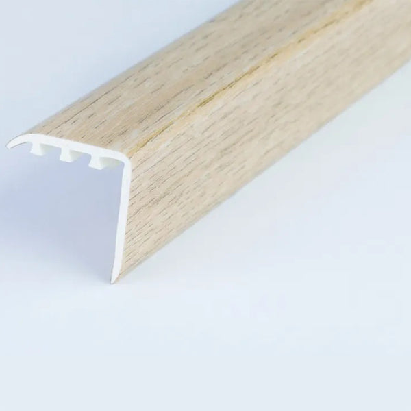 UPVC Stair Nosing Trim with Wood Effect – 30 x 30mm