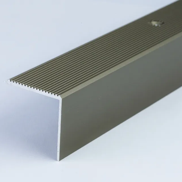 0.9m Anodised Aluminum Stair Edge Nosing with Non Slip Features