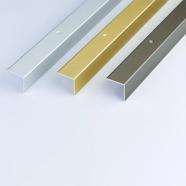 0.9m Anodised Aluminum Stair Edge Nosing with Non Slip Features