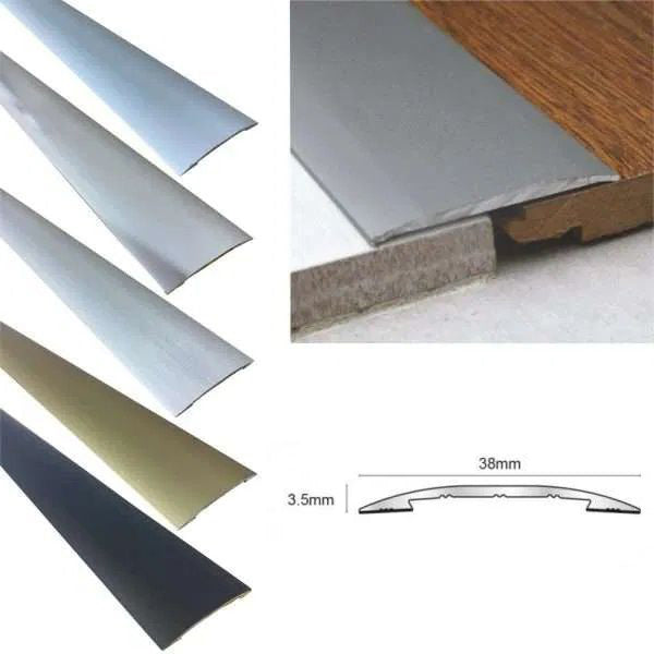 38mm Euro Cover Strip Self Adhesive Door Bar for Wood and Vinyl Tiles