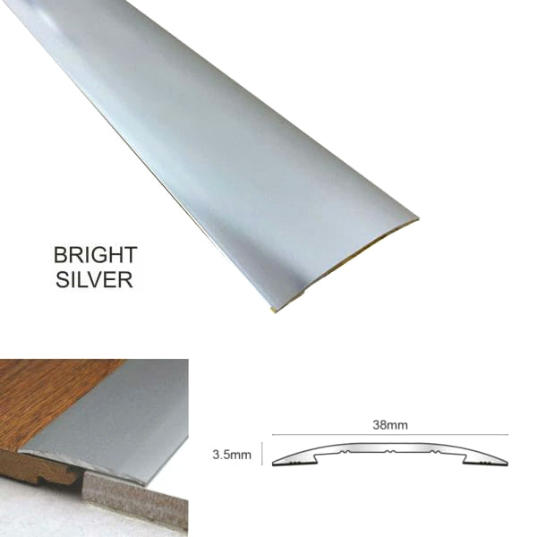 38mm Euro Cover Strip Self Adhesive Door Bar for Wood and Vinyl Tiles