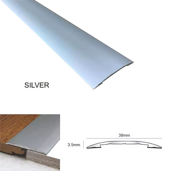 38mm Euro Cover Strip Self Adhesive Door Bar for Wood and Vinyl Tiles