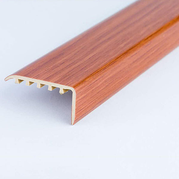 45 x 22mm Wood Effect UPVC Stair Edge Trim Nosing for Wooden and Laminate Stairs