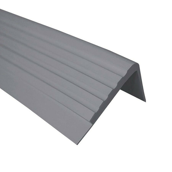 50 x 45mm Anti Slip Angle Edge Trim for Rubber Stair Nosing in PVC