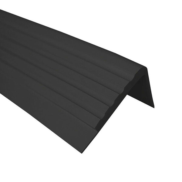 50 x 45mm Anti Slip Angle Edge Trim for Rubber Stair Nosing in PVC