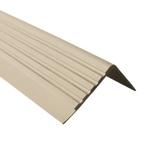 40x40mm Anti Slip Rubber Stair Nosing Edge - 900mm & 1500mm Flexible PVC Profile for Secure, Easy-to-Clean Steps