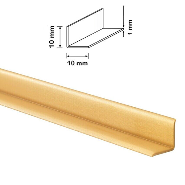 5m Flexible Self Adhesive Plastic PVC 90 Degree Corner Trim