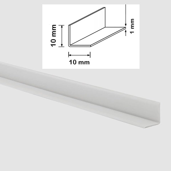 5m Flexible Self Adhesive Plastic PVC 90 Degree Corner Trim