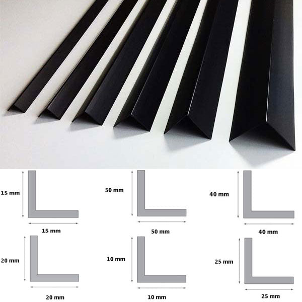 2.5m Long Plastic PVC Corner Trim with a 90 Degree Angle