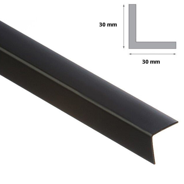 2.5m Long Plastic PVC Corner Trim with a 90 Degree Angle