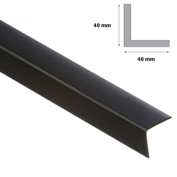 2.5m Long Plastic PVC Corner Trim with a 90 Degree Angle