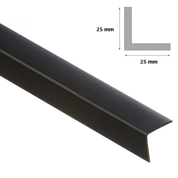 2.5m Long Plastic PVC Corner Trim with a 90 Degree Angle
