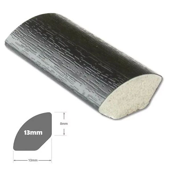 95cm UPVC Finishing Trim - Quadrant Plastic Beading for Windows and Tiles