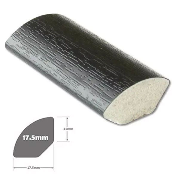 95cm UPVC Finishing Trim - Quadrant Plastic Beading for Windows and Tiles