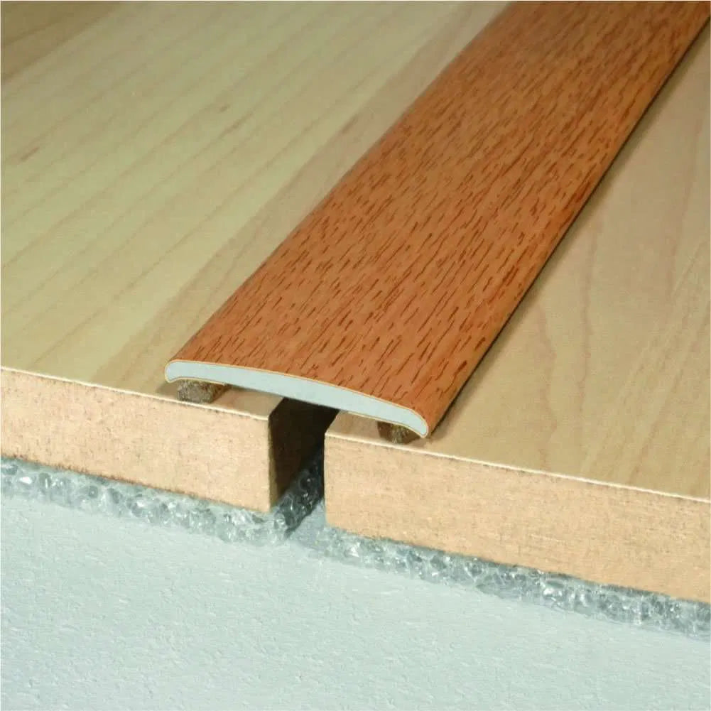 35mm Anodised Aluminium Flat Door Threshold with Self Adhesive Backing