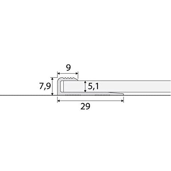 Floor Trim Cover Strip for Aluminium Carpet Edge