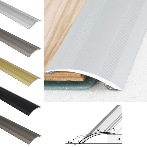 41mm Self Adhesive Aluminum Thresholds for Wooden and Vinyl Carpet Flooring