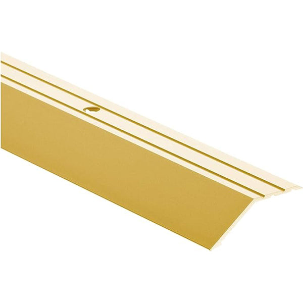 1m Anodised Aluminum Door Threshold Trim for Uneven Laminate Floors