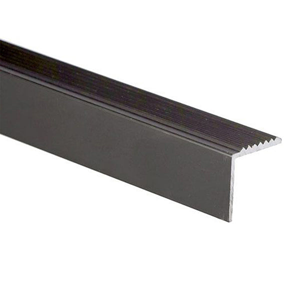 19.5 x 20mm Non Slip Aluminium Nosing Trim for Stair Edges