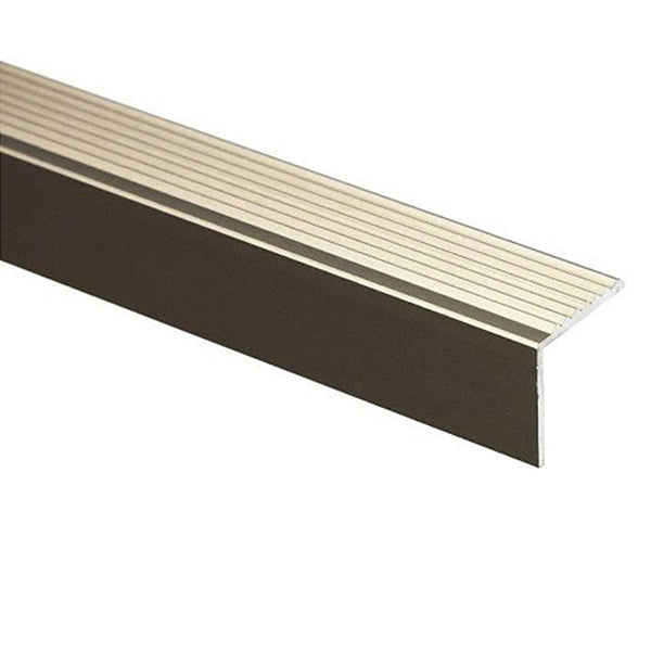19.5 x 20mm Non Slip Aluminium Nosing Trim for Stair Edges