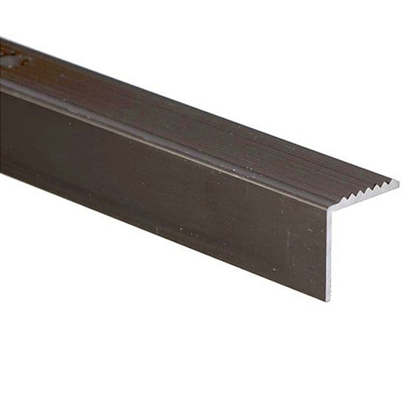 19.5 x 20mm Non Slip Aluminium Nosing Trim for Stair Edges