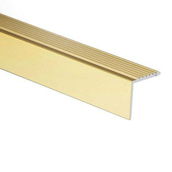 19.5 x 20mm Non Slip Aluminium Nosing Trim for Stair Edges