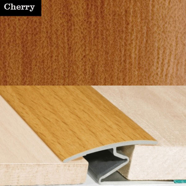 32mm Wood Effect Aluminum Door Thresholds for Vinyl, Carpet, and Wooden Flooring