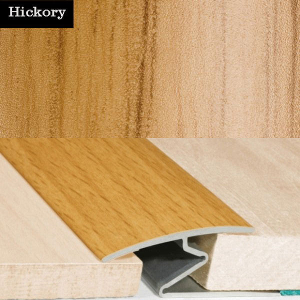 32mm Wood Effect Aluminum Door Thresholds for Vinyl, Carpet, and Wooden Flooring